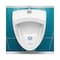Boardwalk Urinal Screen with Non-Para Deodorizer Block, Green Apple Scent, Blue/White, 3.25 oz, PK12 BWKNUS - alternate 2